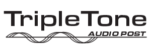 TripleTone Audio Post | CA. NM. Logo